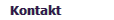 Kontakt